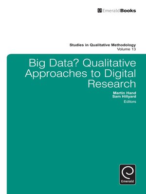 cover image of Studies in Qualitative Methodology, Volume 13